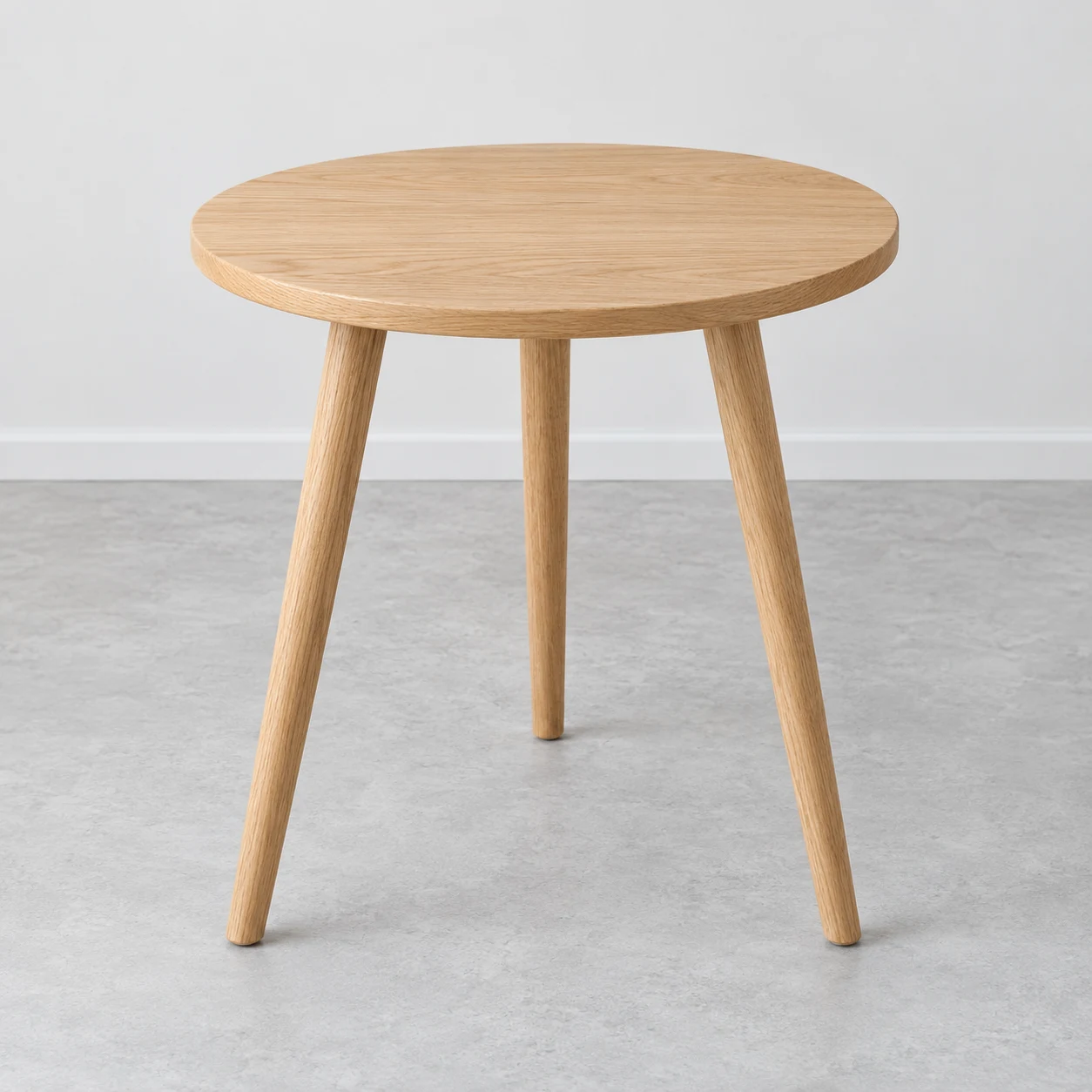 Round side table